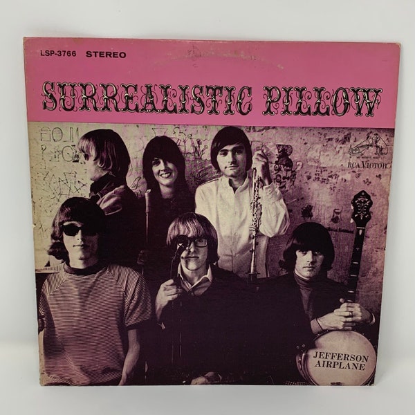 Jefferson Airplane Surrealistic Pillow 1967 LP Vinyl Record RCA Victor LSP 3766