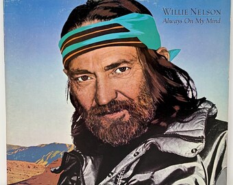 Vintage 1982 Willie Nelson Always On My Mind (VG+) Vinyl LP Columbia Records FC 37951