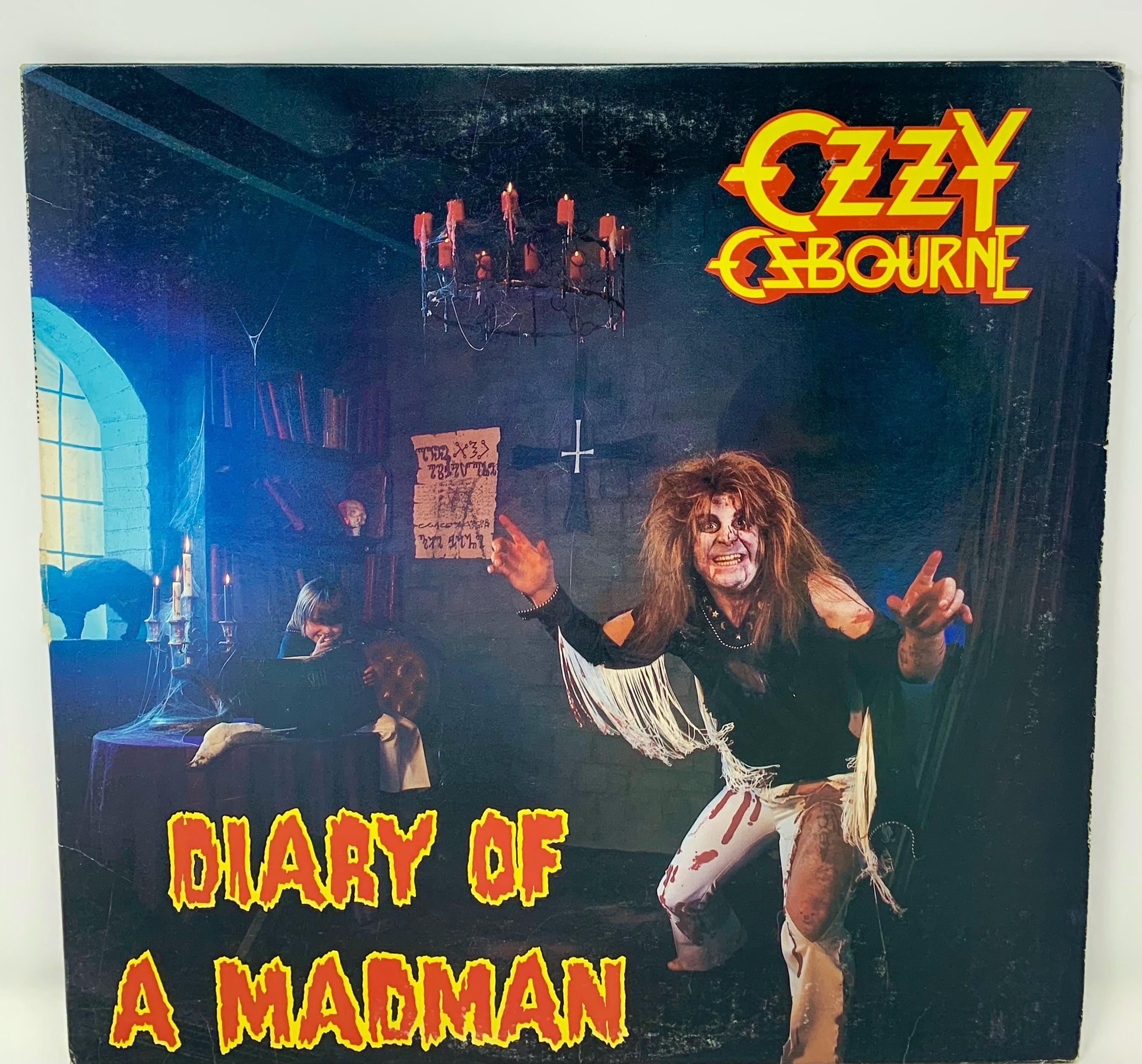 Vintage 1981 Ozzy Osbourne Diary of A Madman (VG+) Vinyl Lp