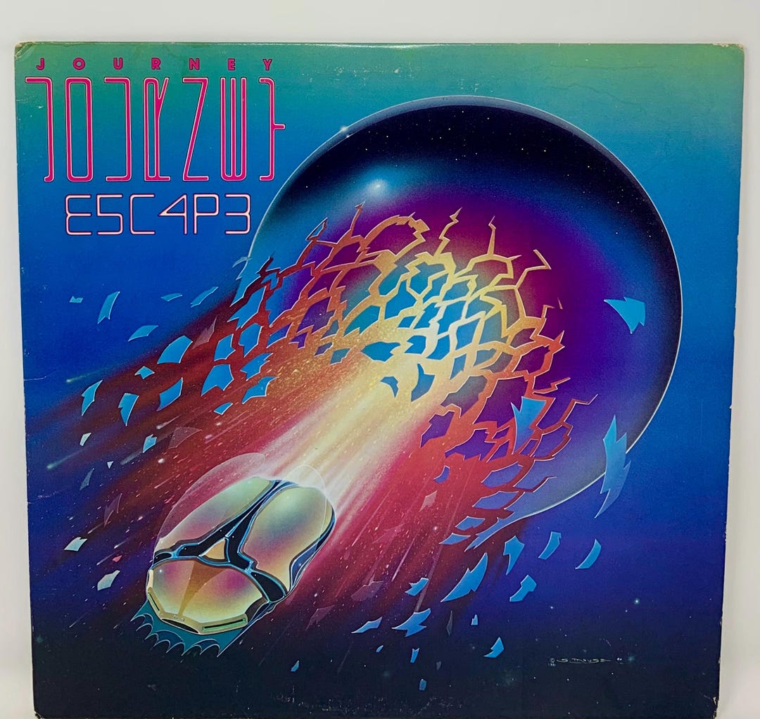 Vintage 1981 Journey Escape (VG++) Vinyl LP Columbia Records TC 37408 ...