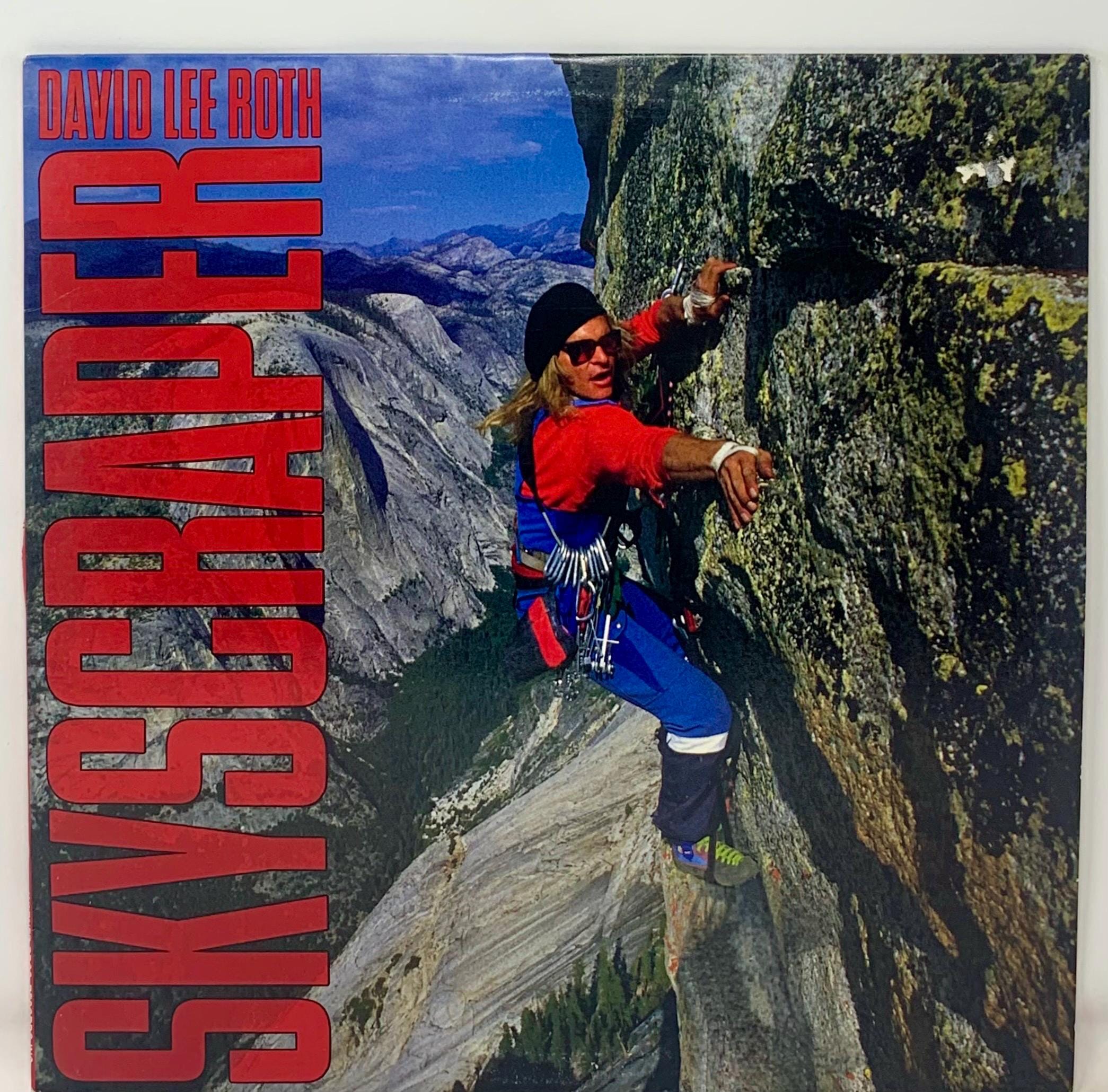 Vintage 1988 David Lee Roth Skyscraper (VG++) Vinyl LP Warner Bros
