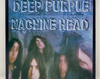 Authentic 1972 Deep Purple Machine Head (VG++) Vinyl LP (1976 Reissue) Warner Bros. Records KBS 3100