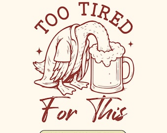 Grappige sarcastische gans met bier SVG: retro dierendrinker (digitale download)