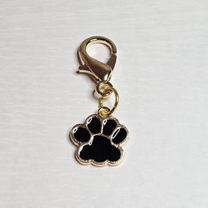 Badge Reel Charm, Cute Dog Paw Badge Charm Accessory, Cat Paw Planner Charm