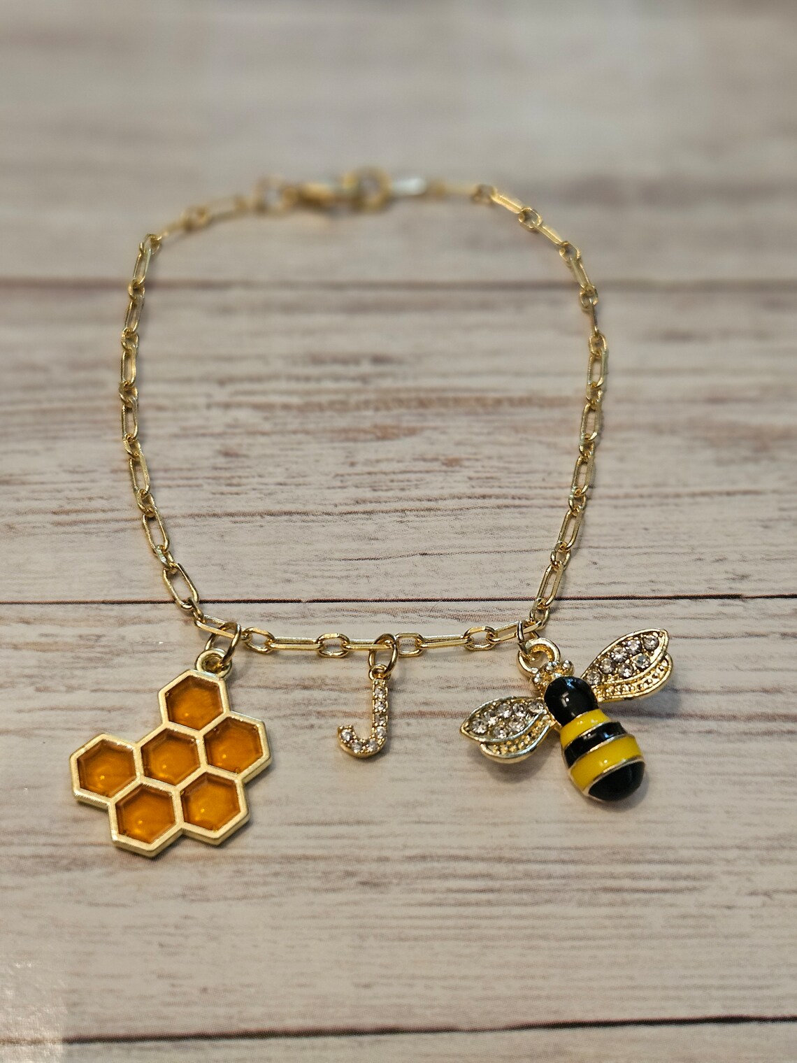 BEE LOVE GOLD DIAMOND BRACELET