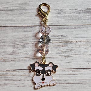 Badge Charm, Cute Dog Charm Accessory, Puppy Planner Charm, Gift for Her