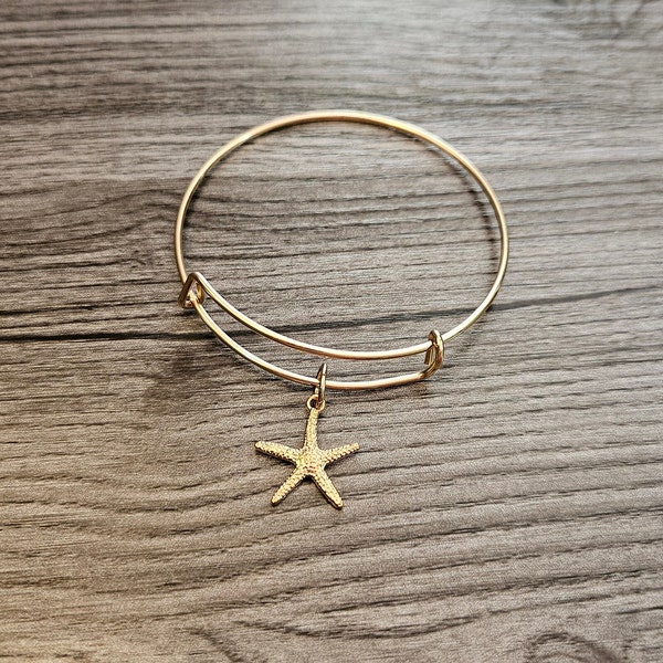 Starfish Charm Bracelet/Bangle