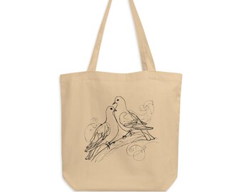 Love Birds Eco Tote Bag