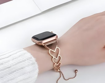 Schmuck Armband Armband für Apple Watch Ultra 2 49mm 40mm 41 38 42mm Frauen Armband Correan Band für Iwatch Se 7 8 9 44 45mm