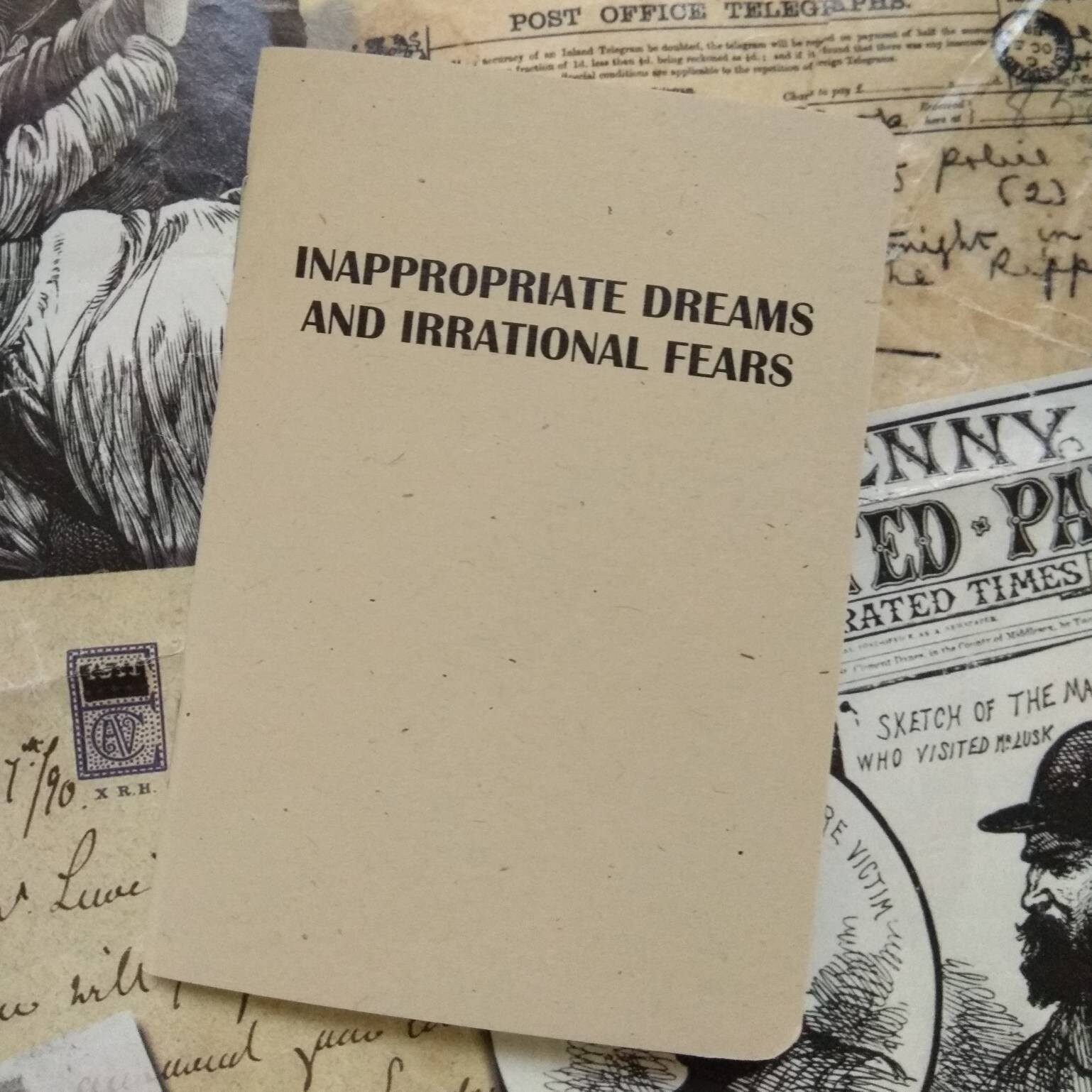NEW Pocket Notebook Inappropriate Dreams and Irrational Fears Etsy