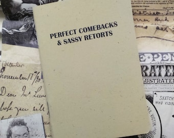 NEW- Pocket Notebook- Perfect Comebacks and Sassy Retorts