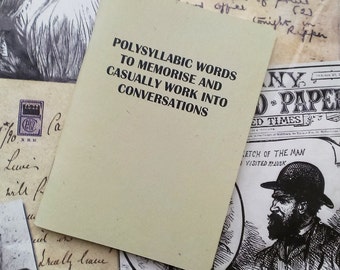 Pocket Notebook- Polysyllabic Words To Memorise And Casually Work Into Conversations