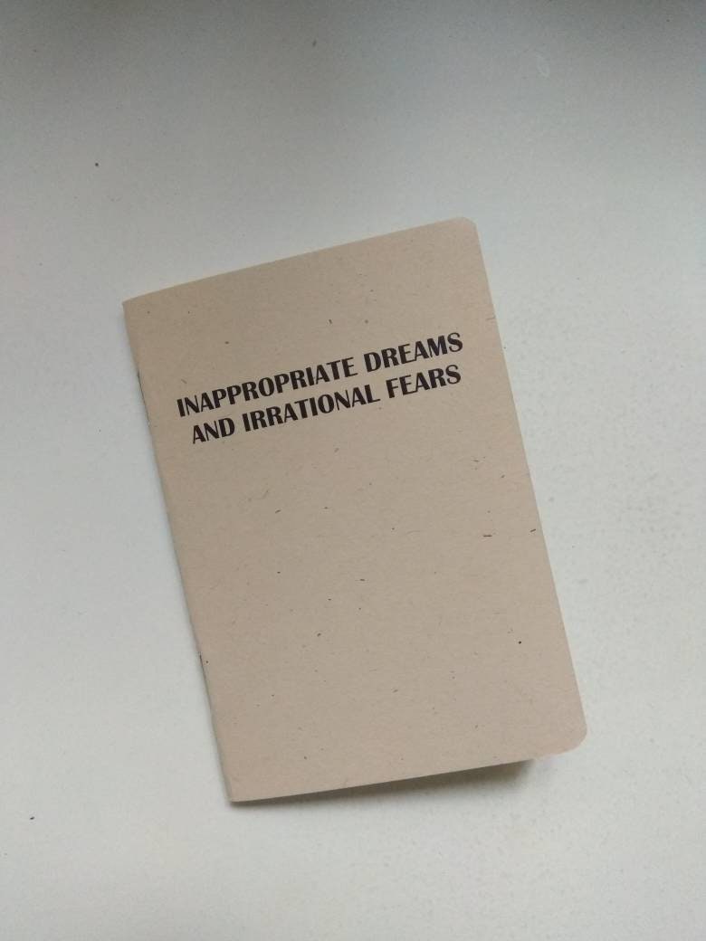 NEW Pocket Notebook Inappropriate Dreams and Irrational Fears Etsy
