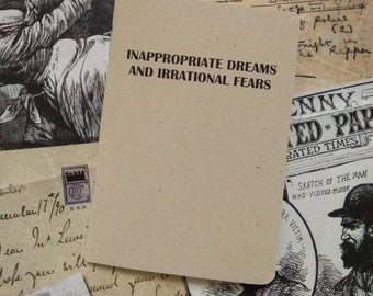 NEW- Pocket Notebook- Inappropriate dreams and irrational fears