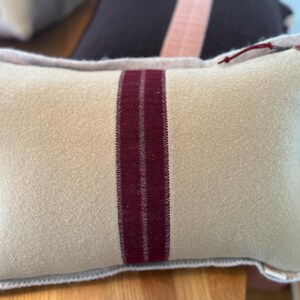 Authentisches Pendleton-Designer-Zierkissen aus Wolle mit Entenfederfüllung