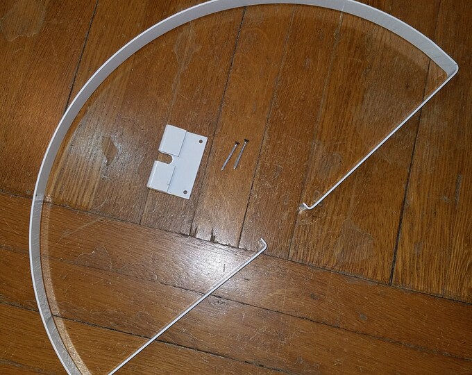 Vintage Half Circle Bowed Curtain Rod Perfect Over Bed or Etsy