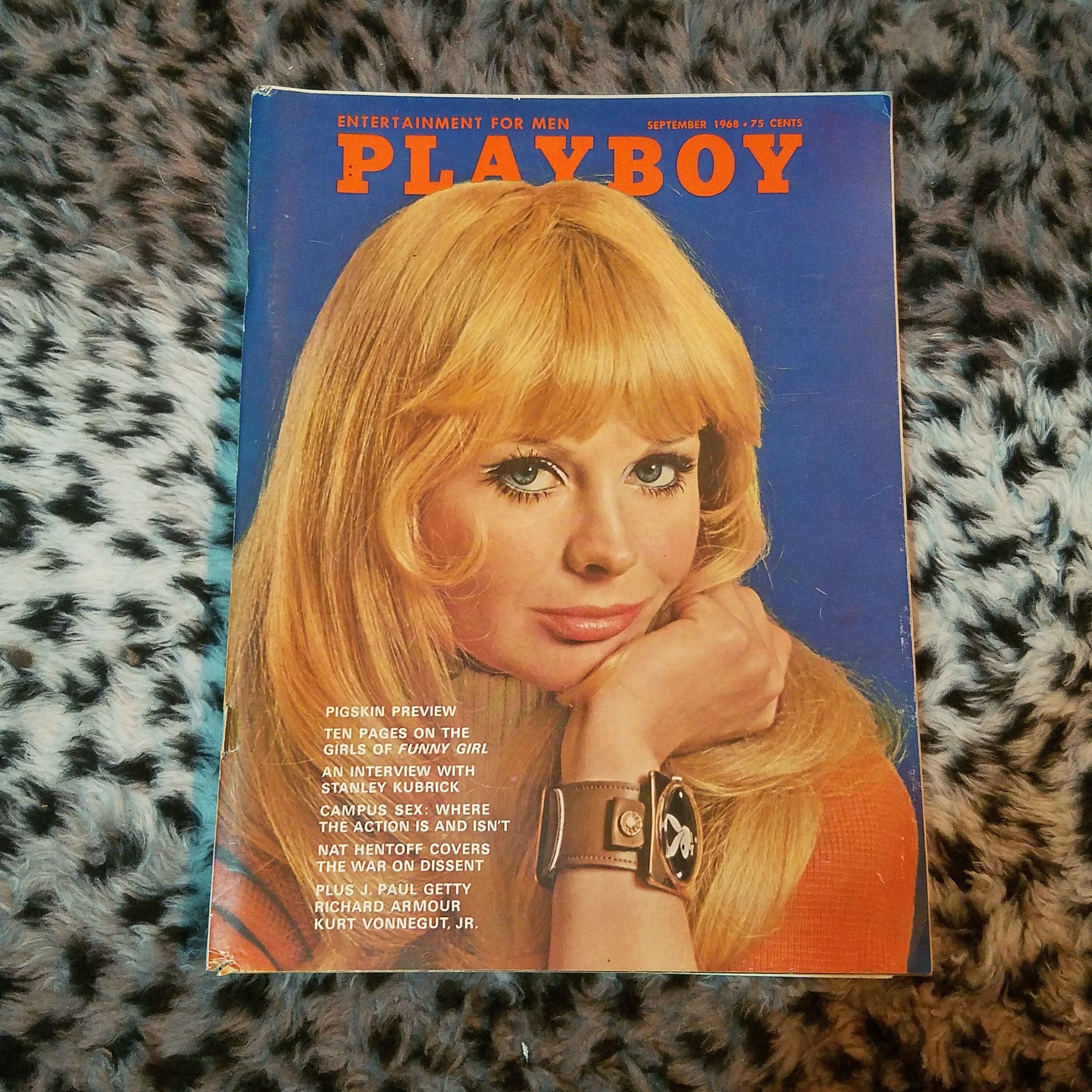 Vintage 1960s Playboy Magazine September 1968 photo