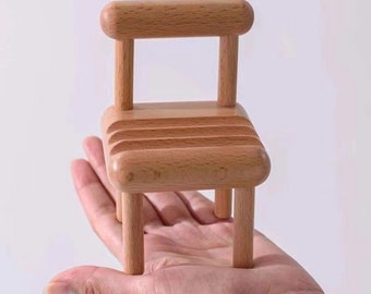 Handcrafted Wooden Stool: Rustic Charm for Your Home