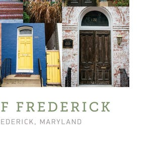 11x17 Doors of Frederick, Maryland Poster image 4