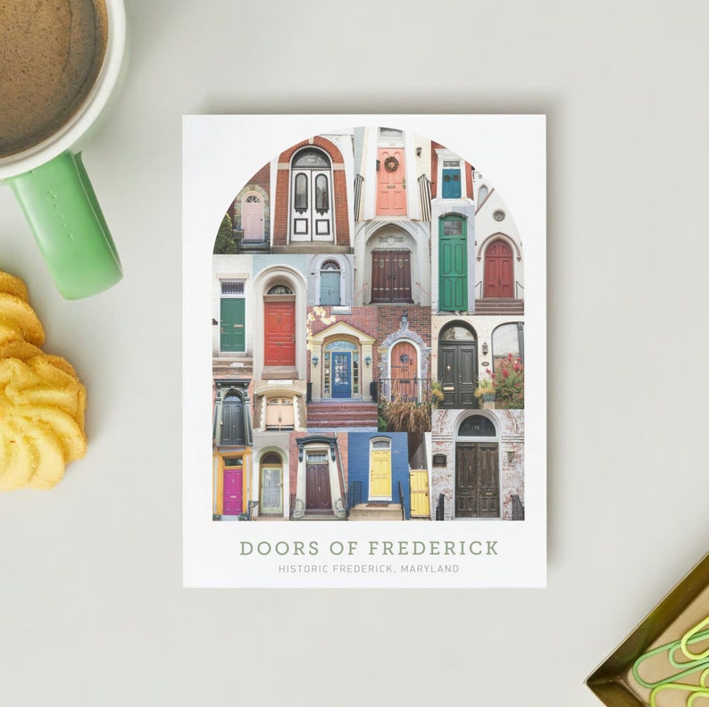 Set of 5 Postcards Doors of Frederick Maryland image 4