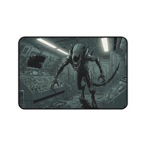 Podkładka pod mysz Alien Xenomorph: podkładka pod mysz do gier Sci-Fi – 12x18, 12x22, 32x16