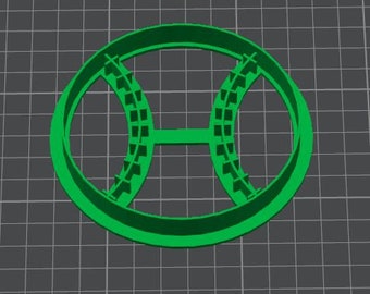 Honkbal Softbal Cookie Cutter 3D-printerbestand STL - direct downloaden