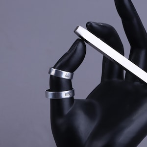 Timbro con logo personalizzato per anello, timbro in ferro, timbro in metallo personalizzato, timbro con marchio personalizzato, timbro in metallo per marchiatura, regalo per la festa del papà per lui