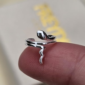 Silver SNAKE Conch EAR CUFF- Ear Wrap Jewelry Slightly Flexible and Fits Properly To Ears