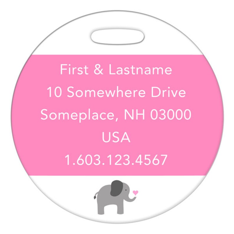 ELEPHANT - CUSTOMISED LUGGAGE TAG main image 1