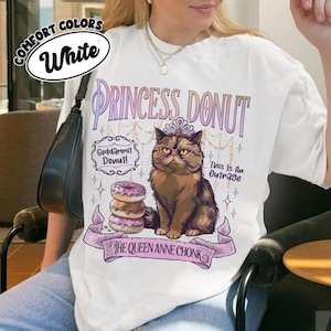 Princess Donut Shirt, Dungeon Crawler Carl TShirt, Sci-Fi Book Lover Tee, Bookish Apparel for Book Lovers