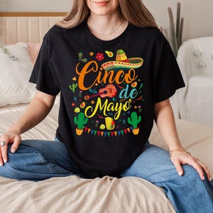 Party 5 De Mayo T-Shirt Funny Mexican Fiesta Shirt Cinco de Mayo Outfit Celebration Tee Gift For Men Women