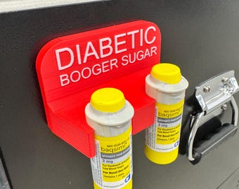 Diabetic Booger Sugar Display (Baqsimi nasal glucagon)