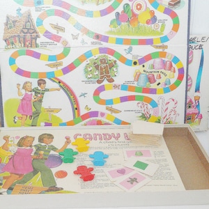 Vintage 1978 Milton Bradley Candy Land Board Game Nostalgia Kids