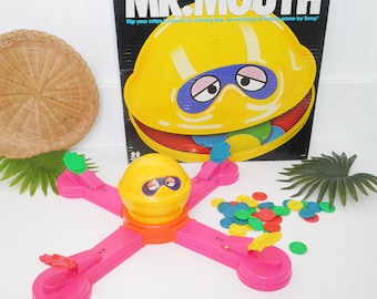 Vintage 1976 Tony Mr. Mouth Nostalgic Tiddly Winks Game Complete in Box 70's Kid Nostalgia Pac Man