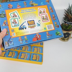 Vintage 2001 Bob the Builder MEMORY Game MB Milton Bradley Nostalgia ...
