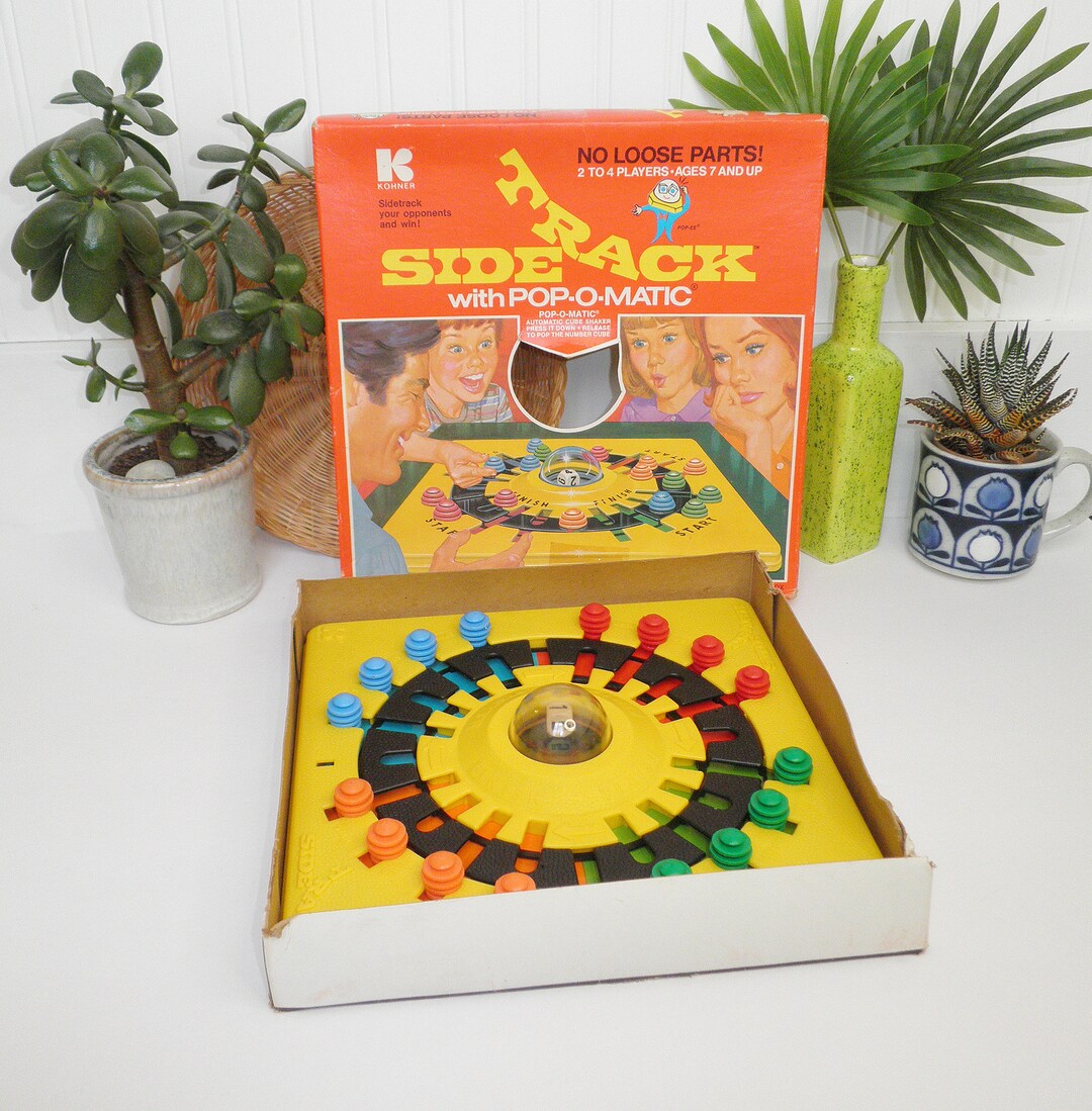 Vintage Pop-o-matic SIDETRACK Game by Kohner No. 306 1974 General
