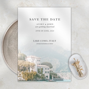 Custom Watercolor Wedding Venue Save The Date, Watercolor Wedding Invitation, Venue Illustration Invite, Unique Save The Date
