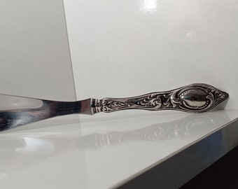 Chausse-pied ancien, décoration Art nouveau en argent