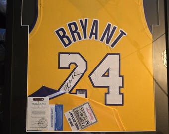 Kobe Bryant NBA Lakers Adidas Jersey 24 Purple White Yellow
