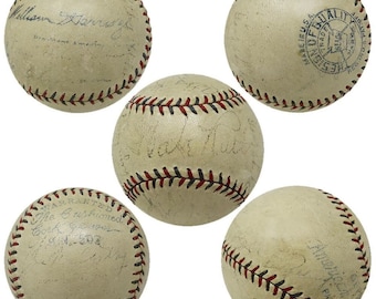 ベーブ・ルースとルー・ゲーリッグのレプリカサイン入り 1927年 バーン