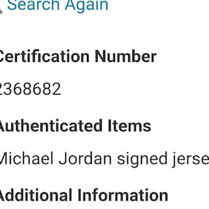 Maglia da baseball NBA Nike Swingman #23 autografata e incorniciata di Michael Jordan dei Chicago Bulls, con ologramma di autenticazione. immagine 3