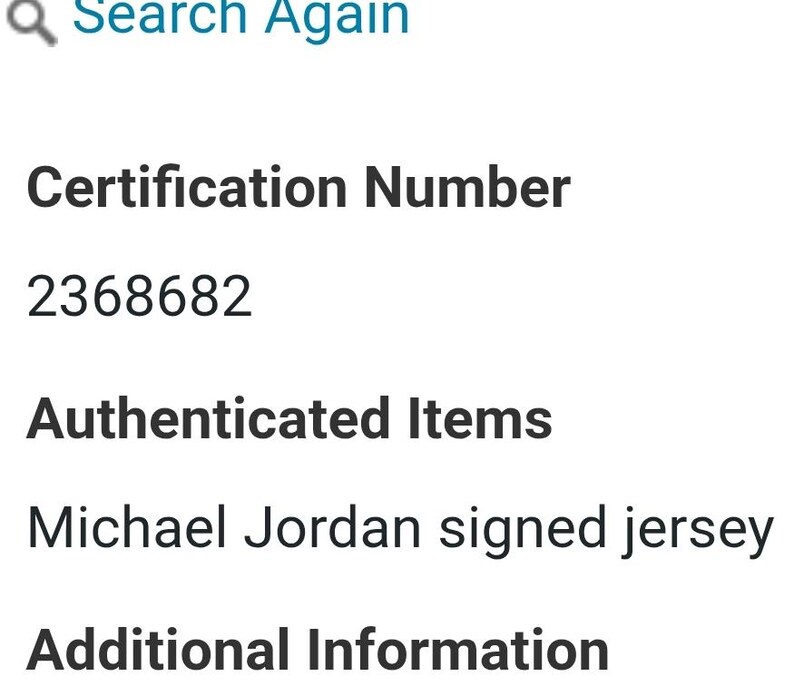 Maglia da baseball NBA Nike Swingman #23 autografata e incorniciata di Michael Jordan dei Chicago Bulls, con ologramma di autenticazione. immagine 3