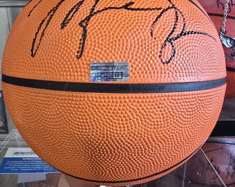 Michael Jordan Chicago Bulls #23 Signed/Autographed Basketball With On-Line Hologram Authentication