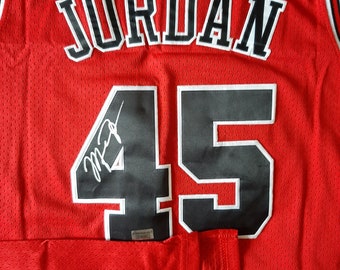 Michael Jordan 45 Chicago Bulls (I AM BACK) Jersey Hologramm authentifiziert