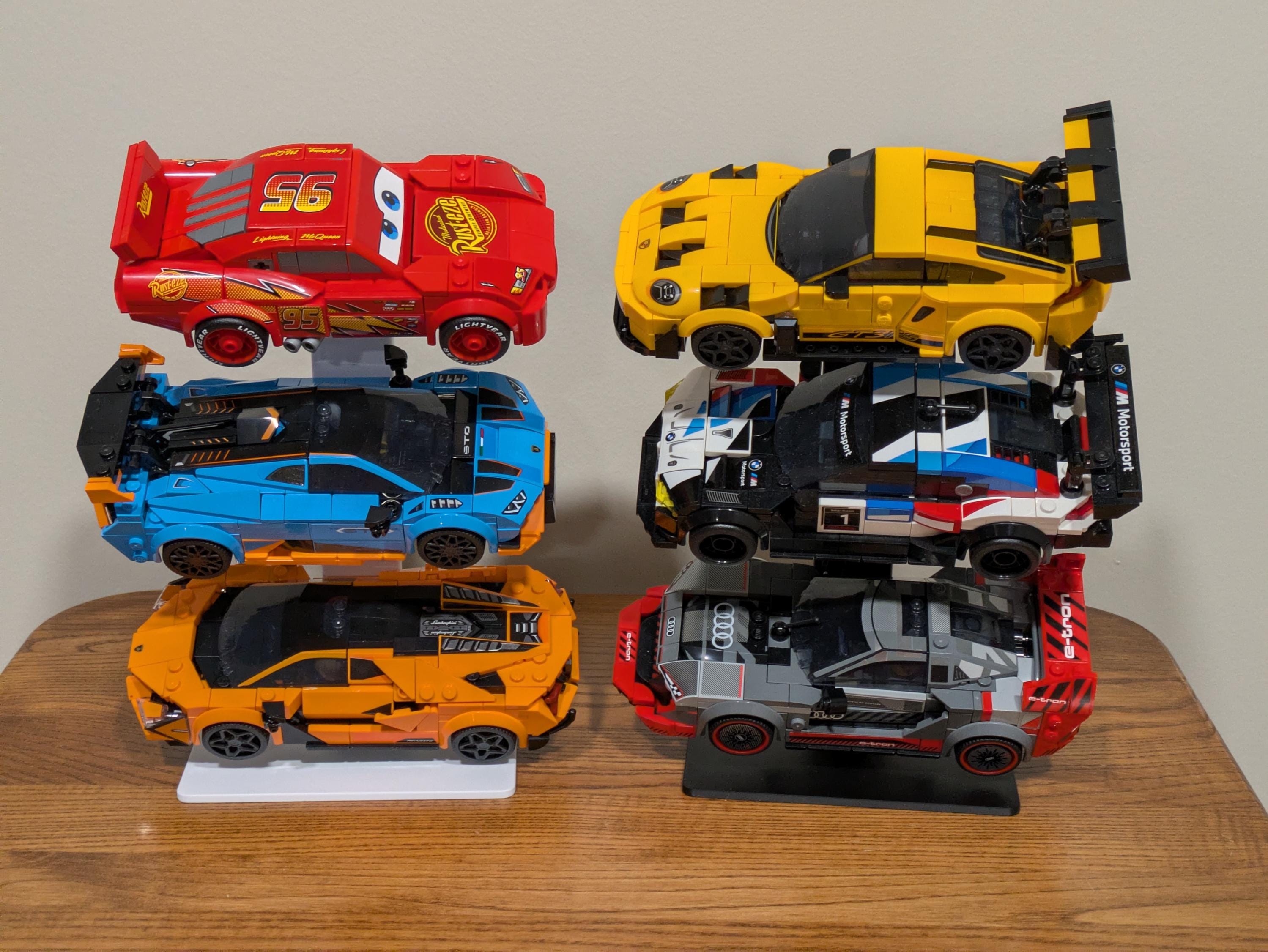 Triple Angled Desktop Display Stand for Lego Speed Champions - Etsy