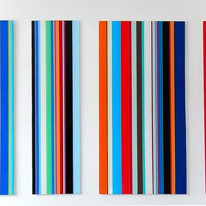 Big Striped Modern Wall Art image 3