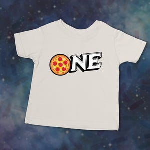 Camiseta de primer cumpleaños con temática de pizza, camisetas a juego para primer cumpleaños, primer cumpleaños de niño, primer cumpleaños de niña, temática gastronómica