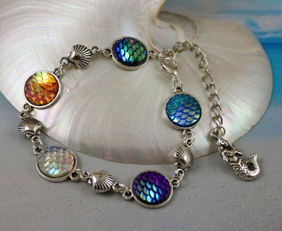 Silver Mermaid's Tail Bracelet – GIVA Jewellery