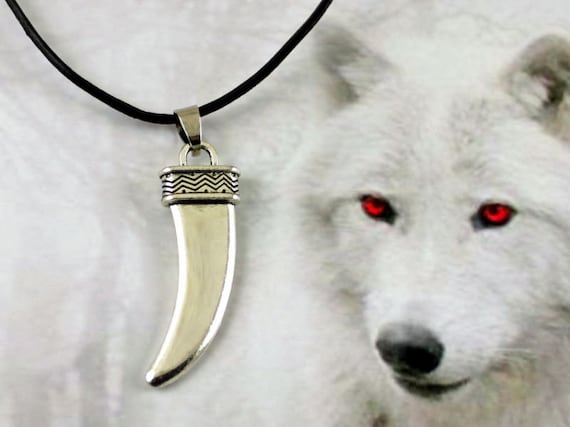 Produce pila cuadrado HOWL Collar de dientes de lobo colmillo colmillo joyería - Etsy México