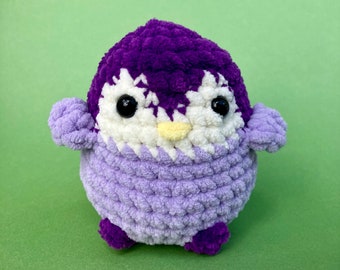 Crochet Penguin Plushie -  Handmade Plushie